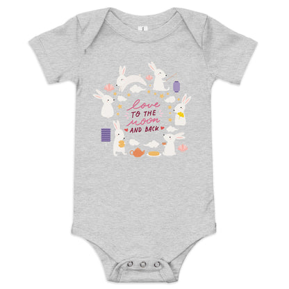 Love To The Moon And Back Onesie