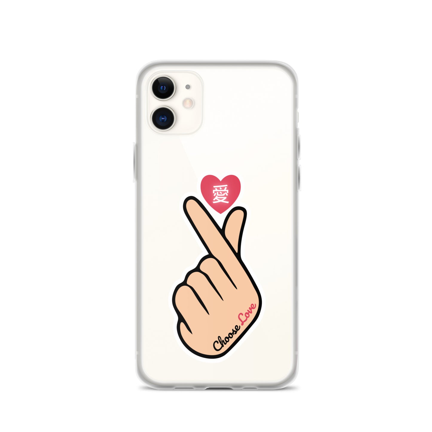 Choose Love Clear Case for iPhone®