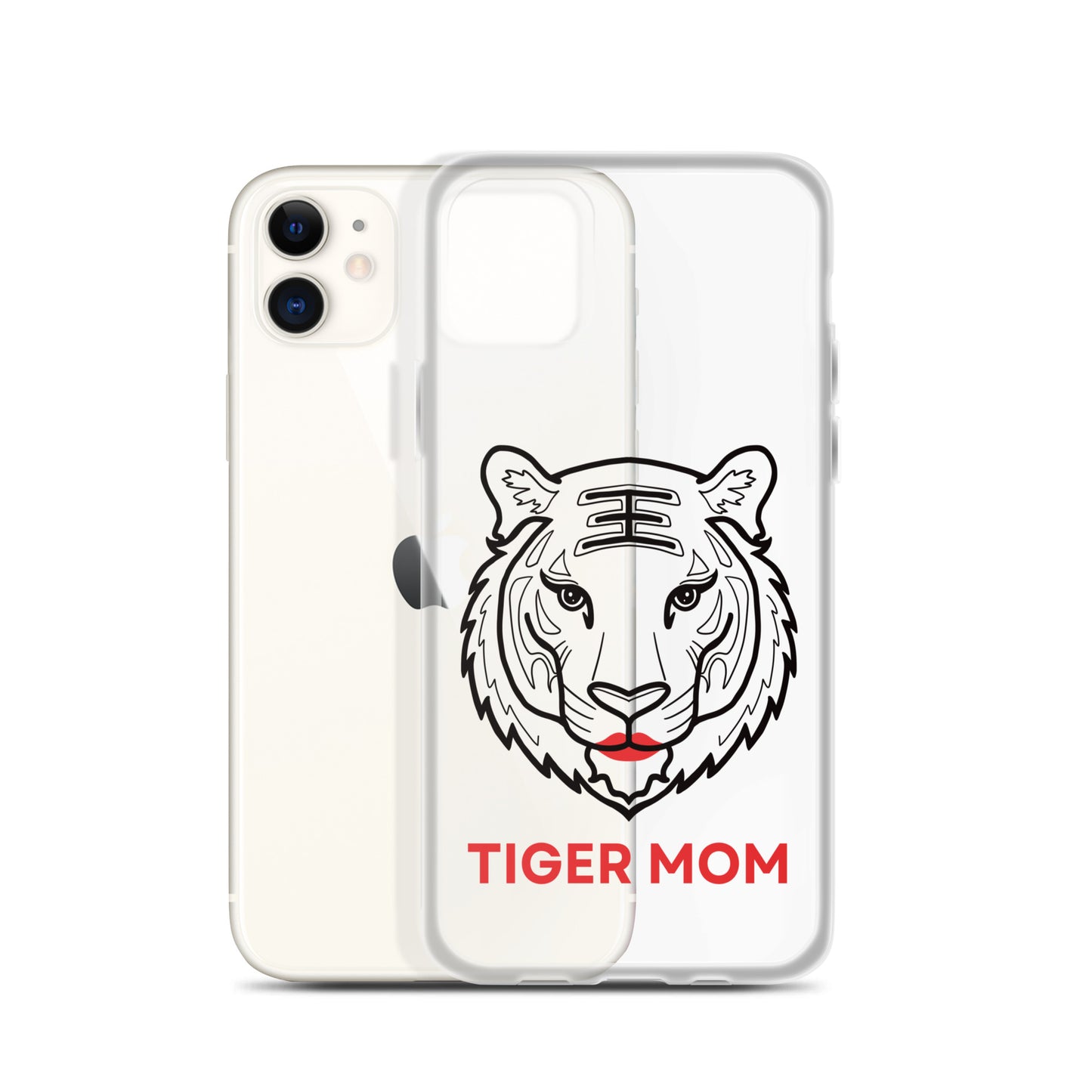 Tiger Mom Clear Case for iPhone®