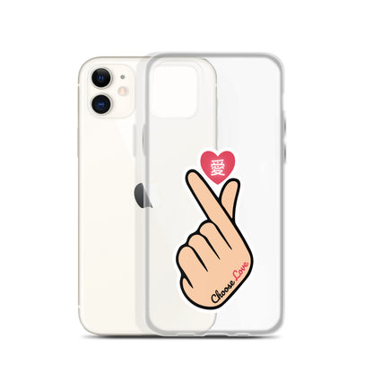 Choose Love Clear Case for iPhone®