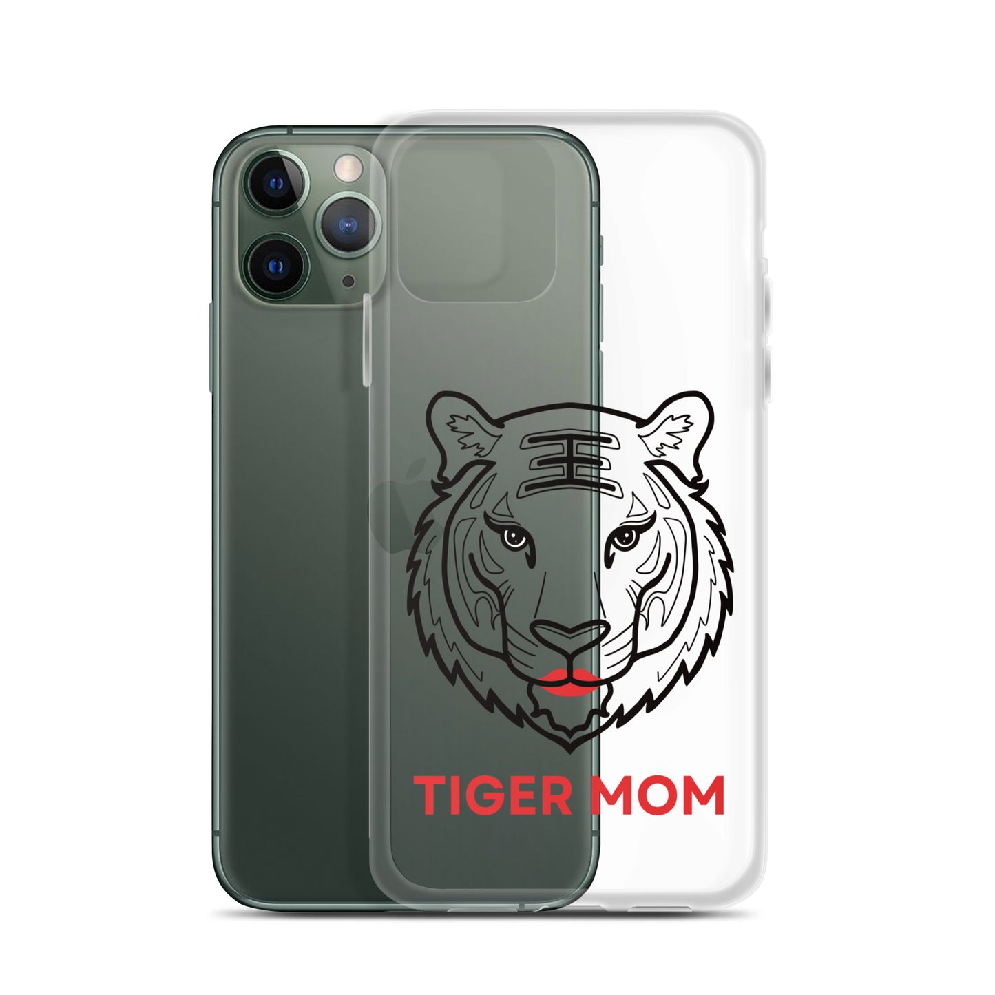 Tiger Mom Clear Case for iPhone®