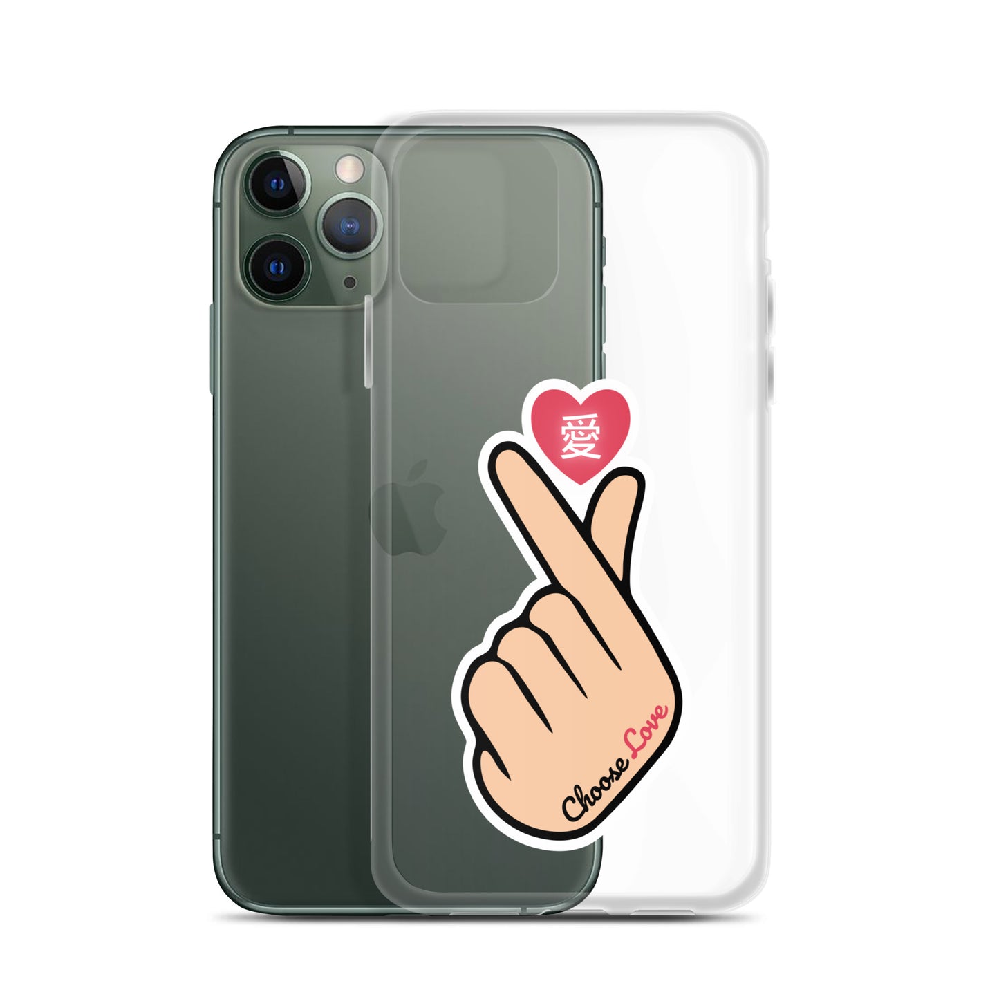 Choose Love Clear Case for iPhone®