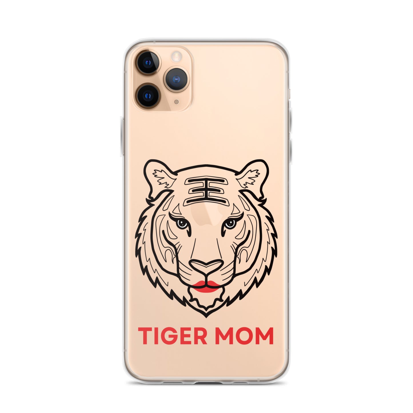 Tiger Mom Clear Case for iPhone®