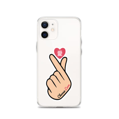 Choose Love Clear Case for iPhone®