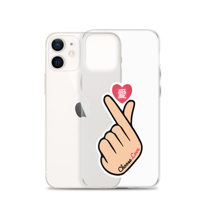 Choose Love Clear Case for iPhone®