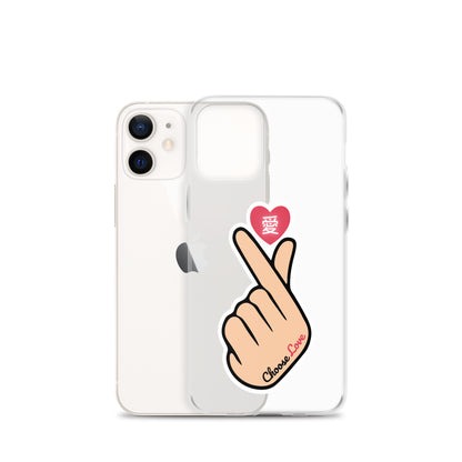 Choose Love Clear Case for iPhone®