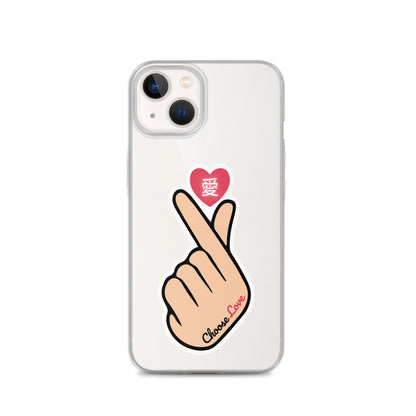 Choose Love Clear Case for iPhone®