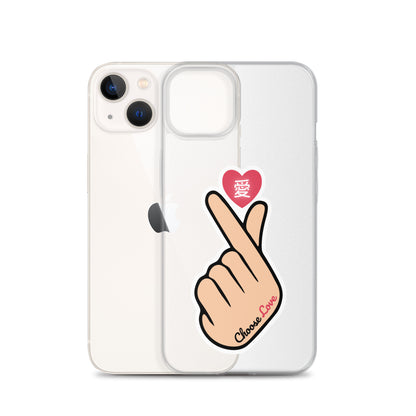 Choose Love Clear Case for iPhone®