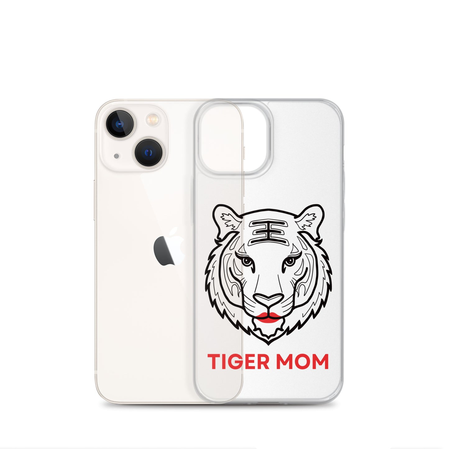 Tiger Mom Clear Case for iPhone®