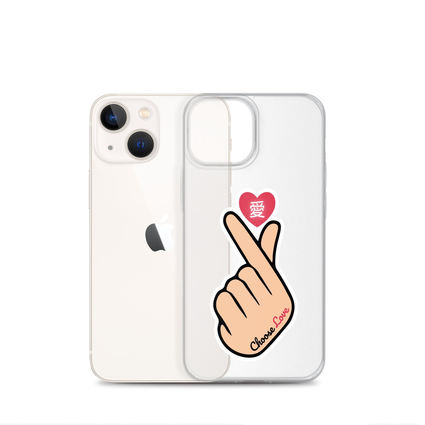 Choose Love Clear Case for iPhone®