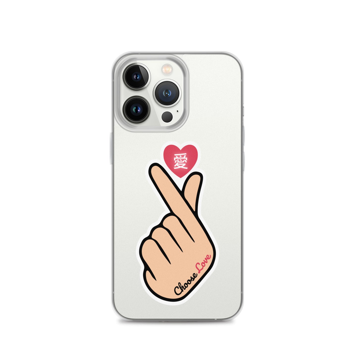 Choose Love Clear Case for iPhone®