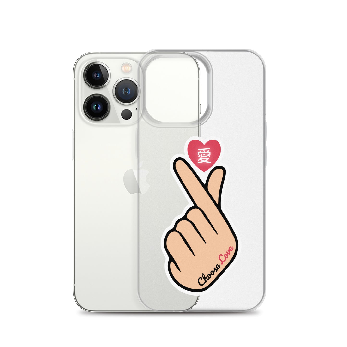 Choose Love Clear Case for iPhone®