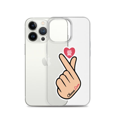 Choose Love Clear Case for iPhone®