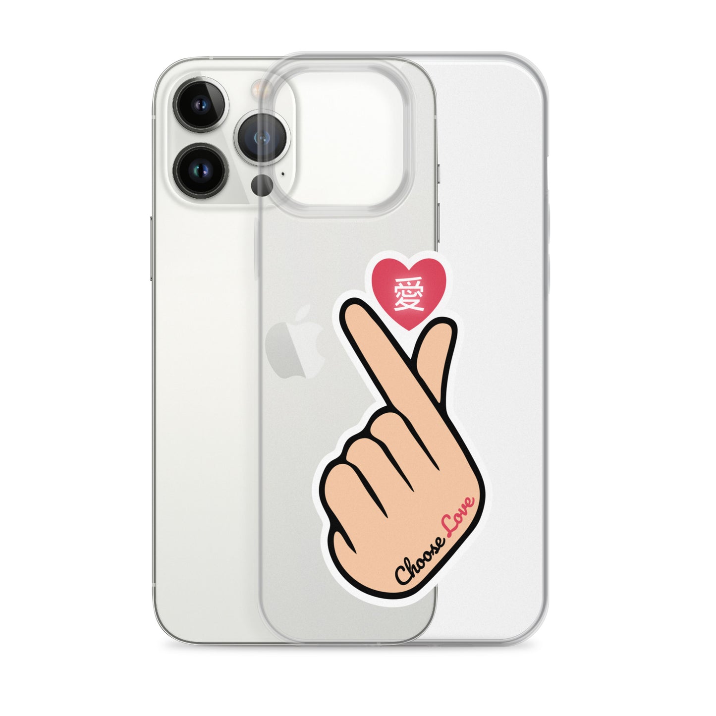 Choose Love Clear Case for iPhone®