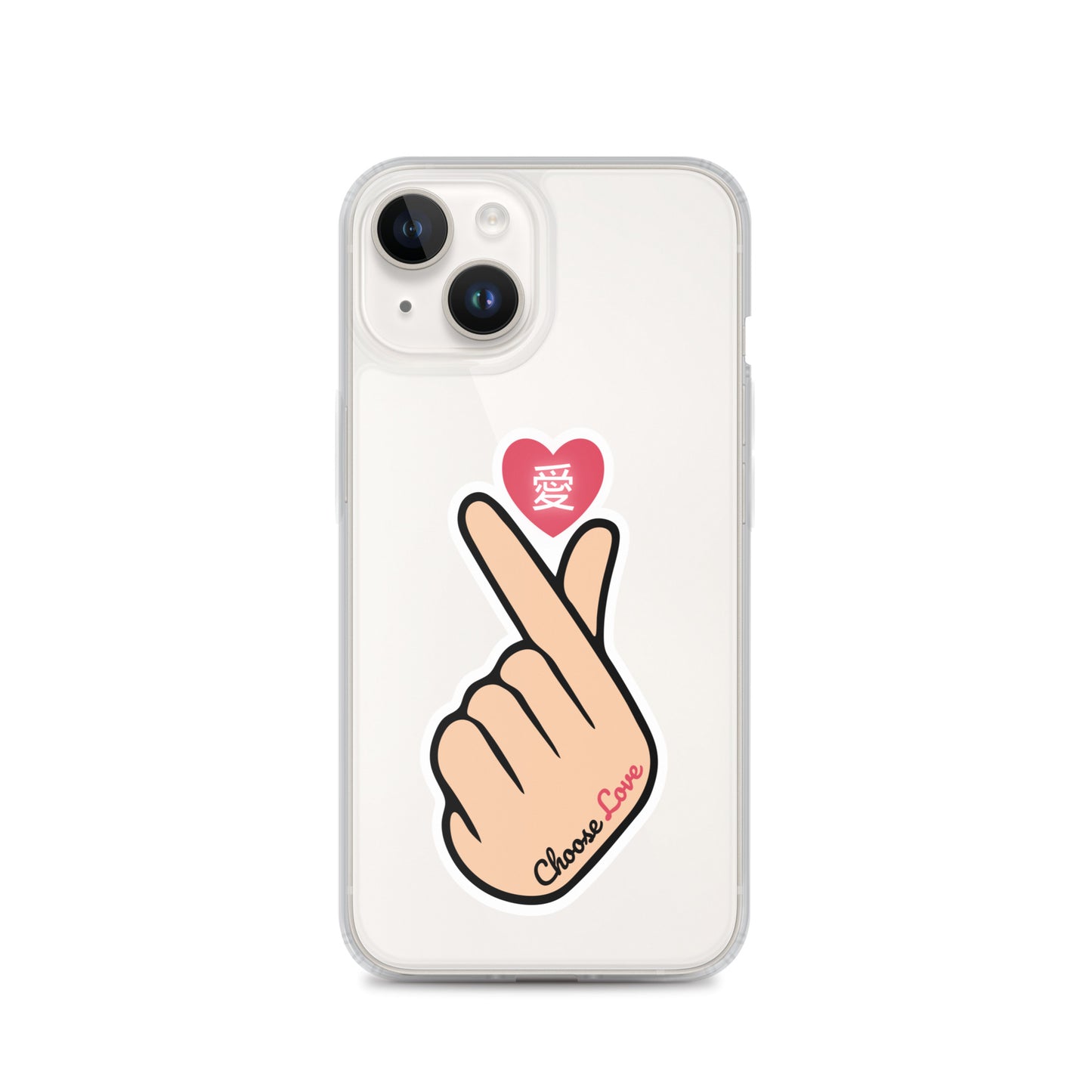 Choose Love Clear Case for iPhone®