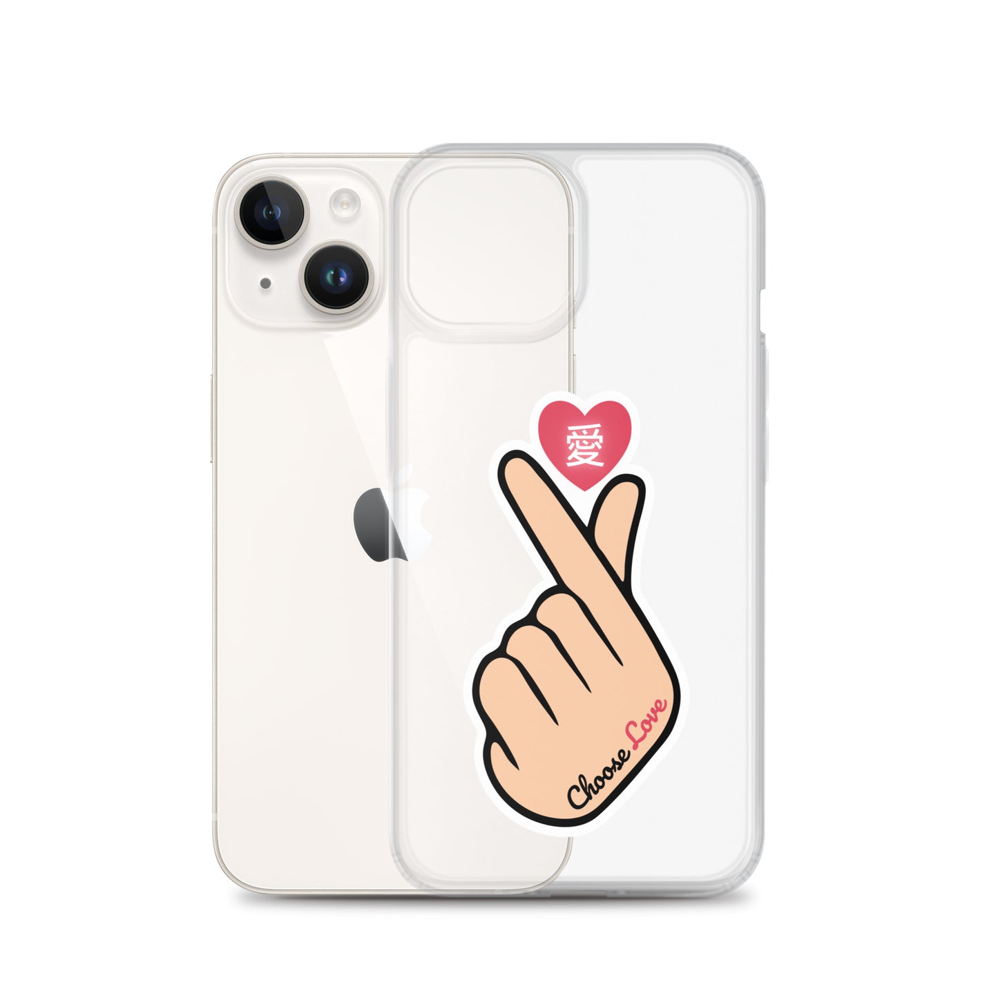 Choose Love Clear Case for iPhone®