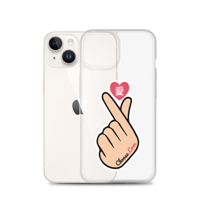 Choose Love Clear Case for iPhone®