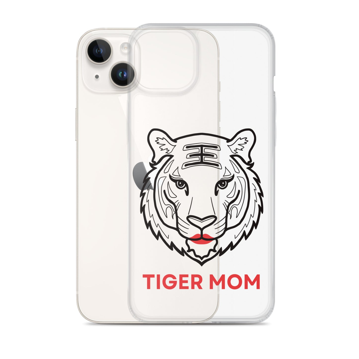 Tiger Mom Clear Case for iPhone®