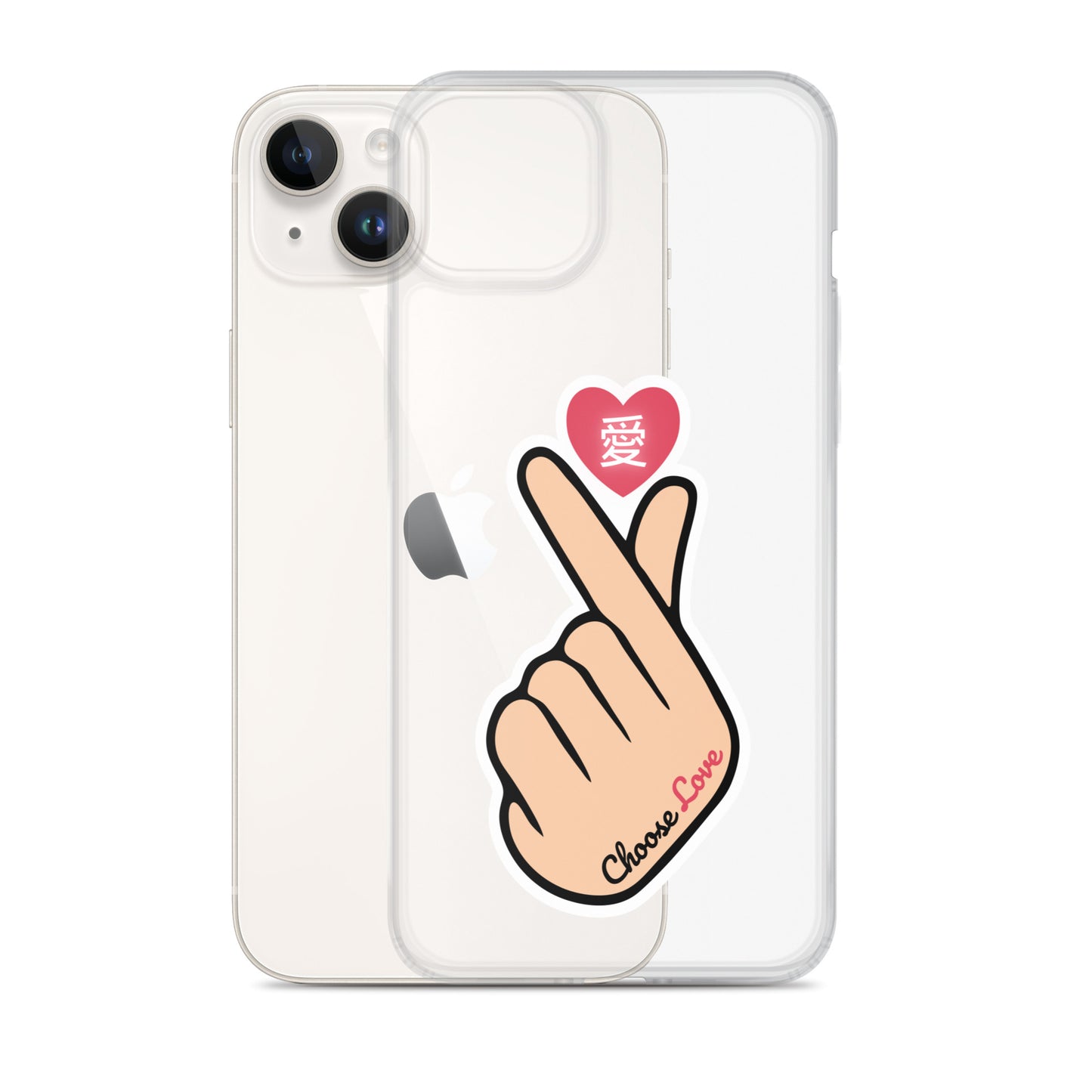 Choose Love Clear Case for iPhone®