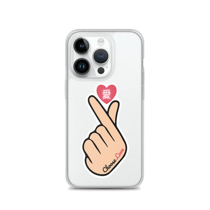 Choose Love Clear Case for iPhone®