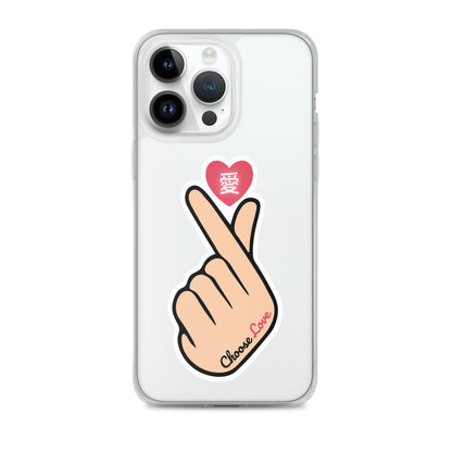 Choose Love Clear Case for iPhone®