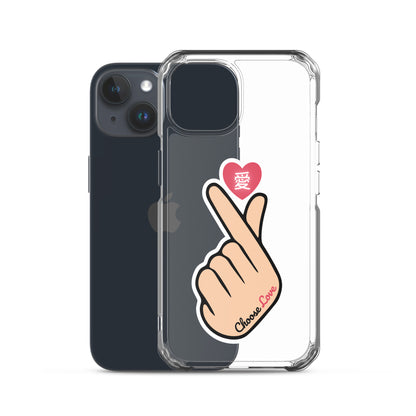 Choose Love Clear Case for iPhone®