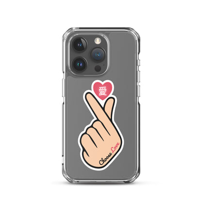 Choose Love Clear Case for iPhone®