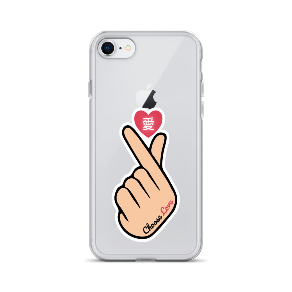 Choose Love Clear Case for iPhone®