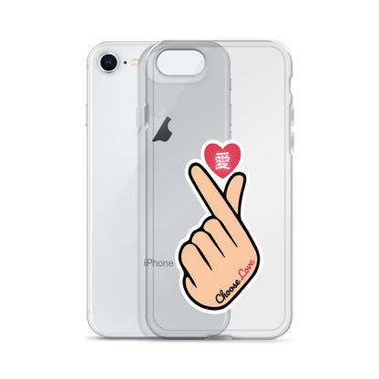 Choose Love Clear Case for iPhone®