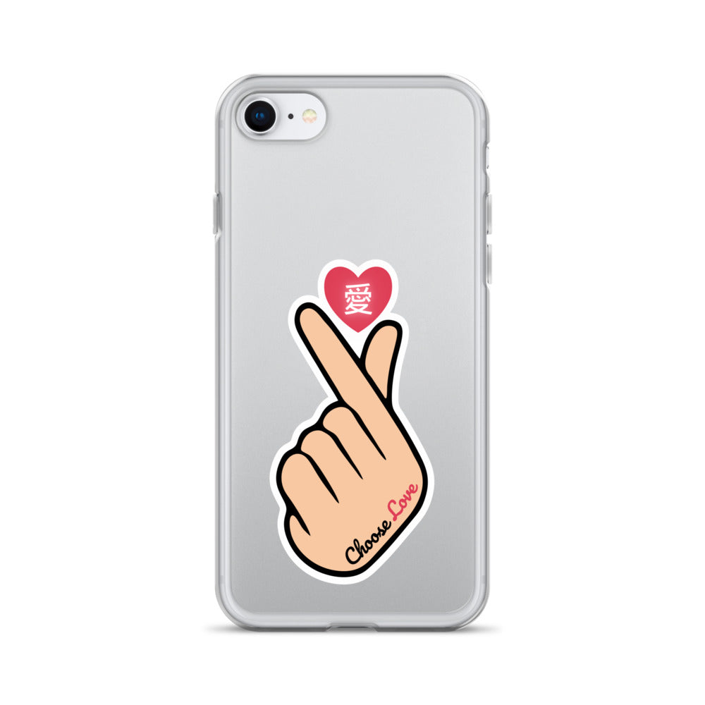 Choose Love Clear Case for iPhone®