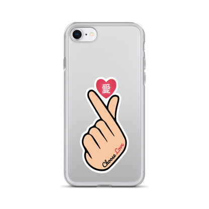 Choose Love Clear Case for iPhone®