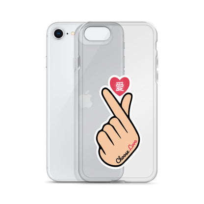 Choose Love Clear Case for iPhone®