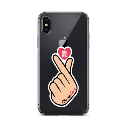 Choose Love Clear Case for iPhone®