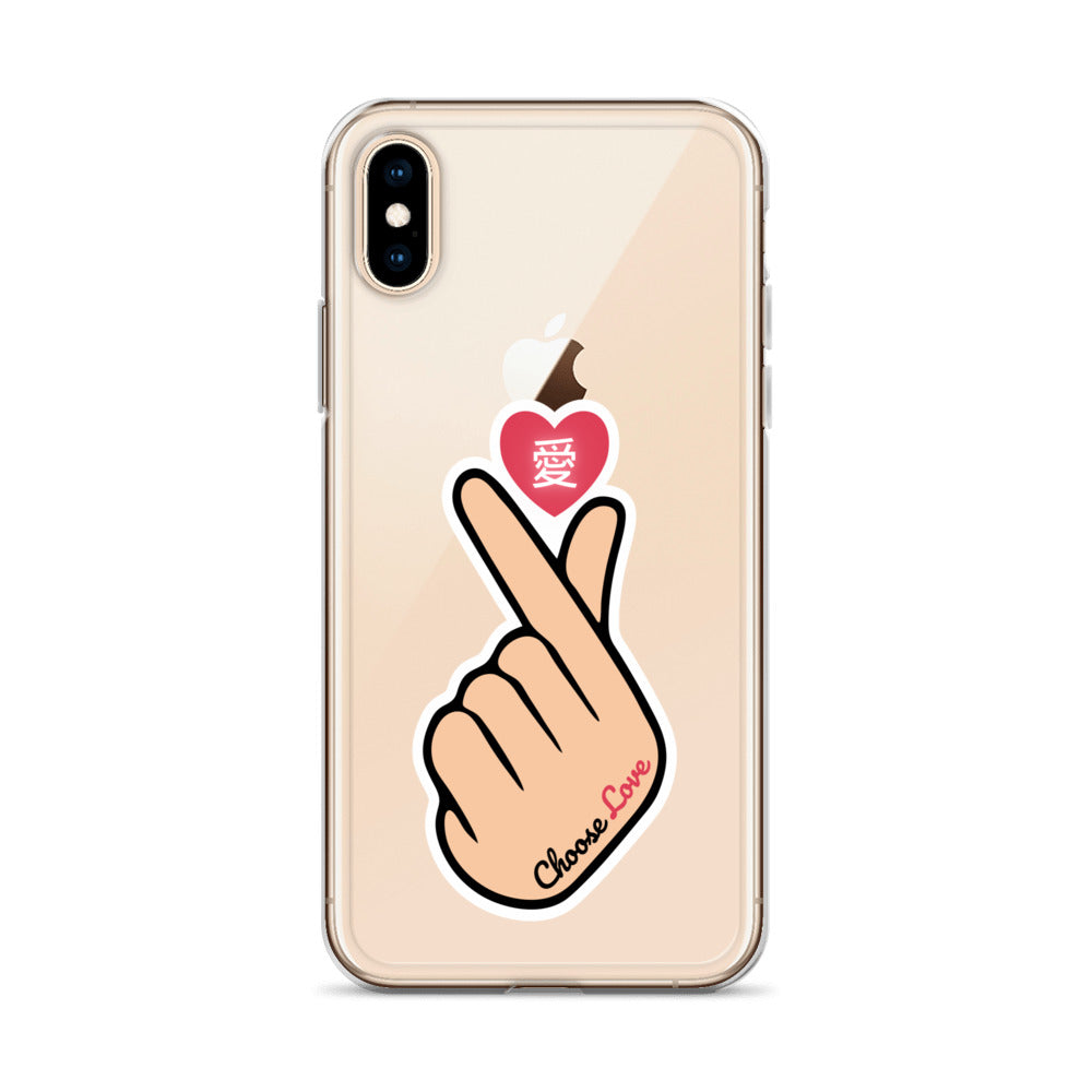 Choose Love Clear Case for iPhone®