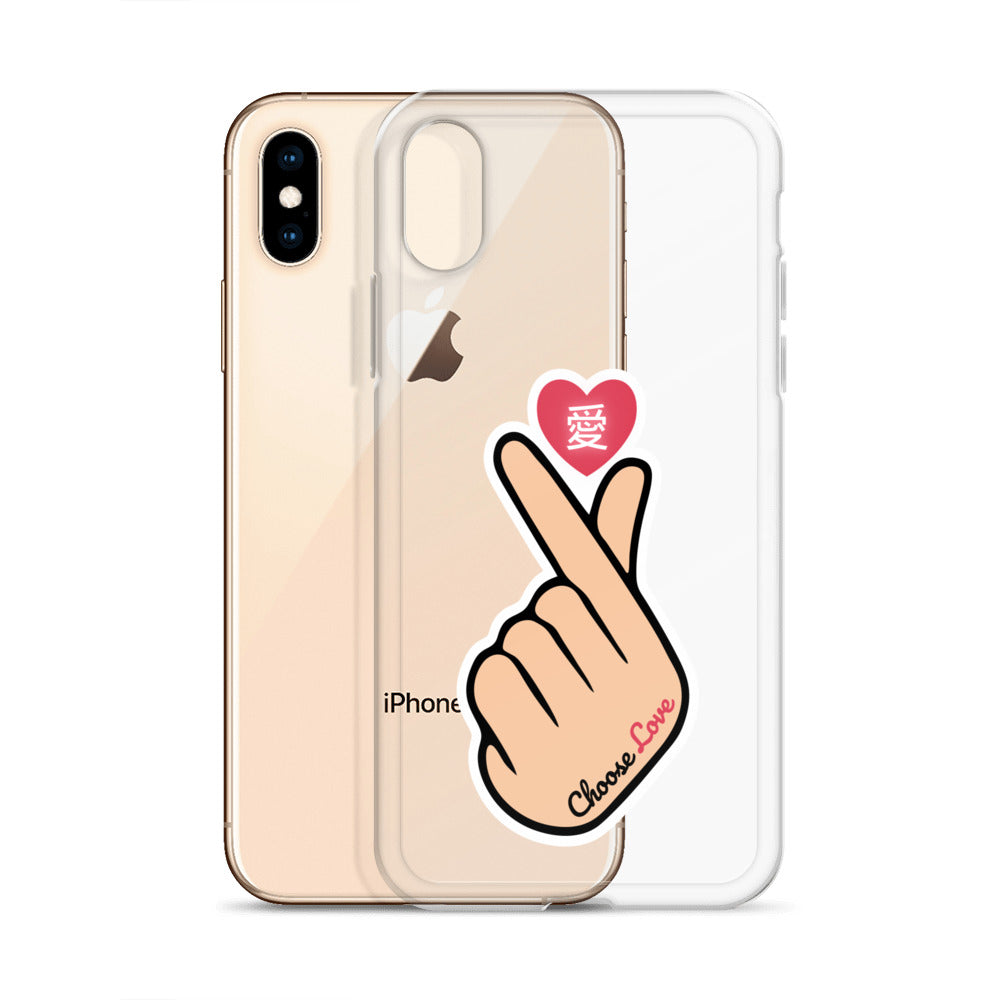 Choose Love Clear Case for iPhone®