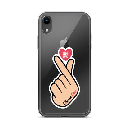 Choose Love Clear Case for iPhone®