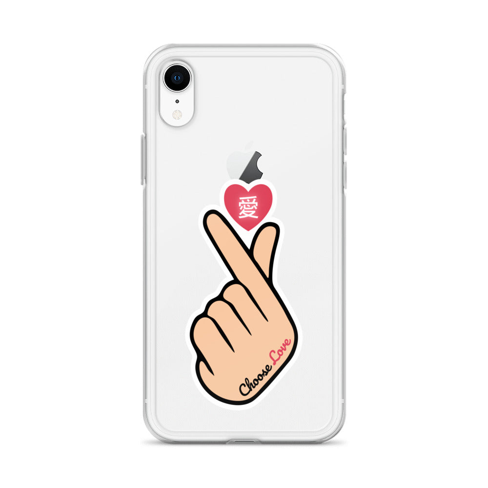 Choose Love Clear Case for iPhone®