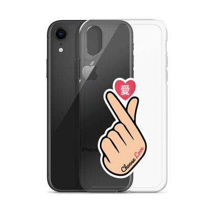 Choose Love Clear Case for iPhone®