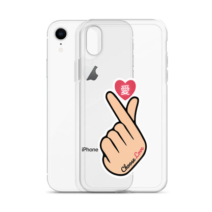 Choose Love Clear Case for iPhone®