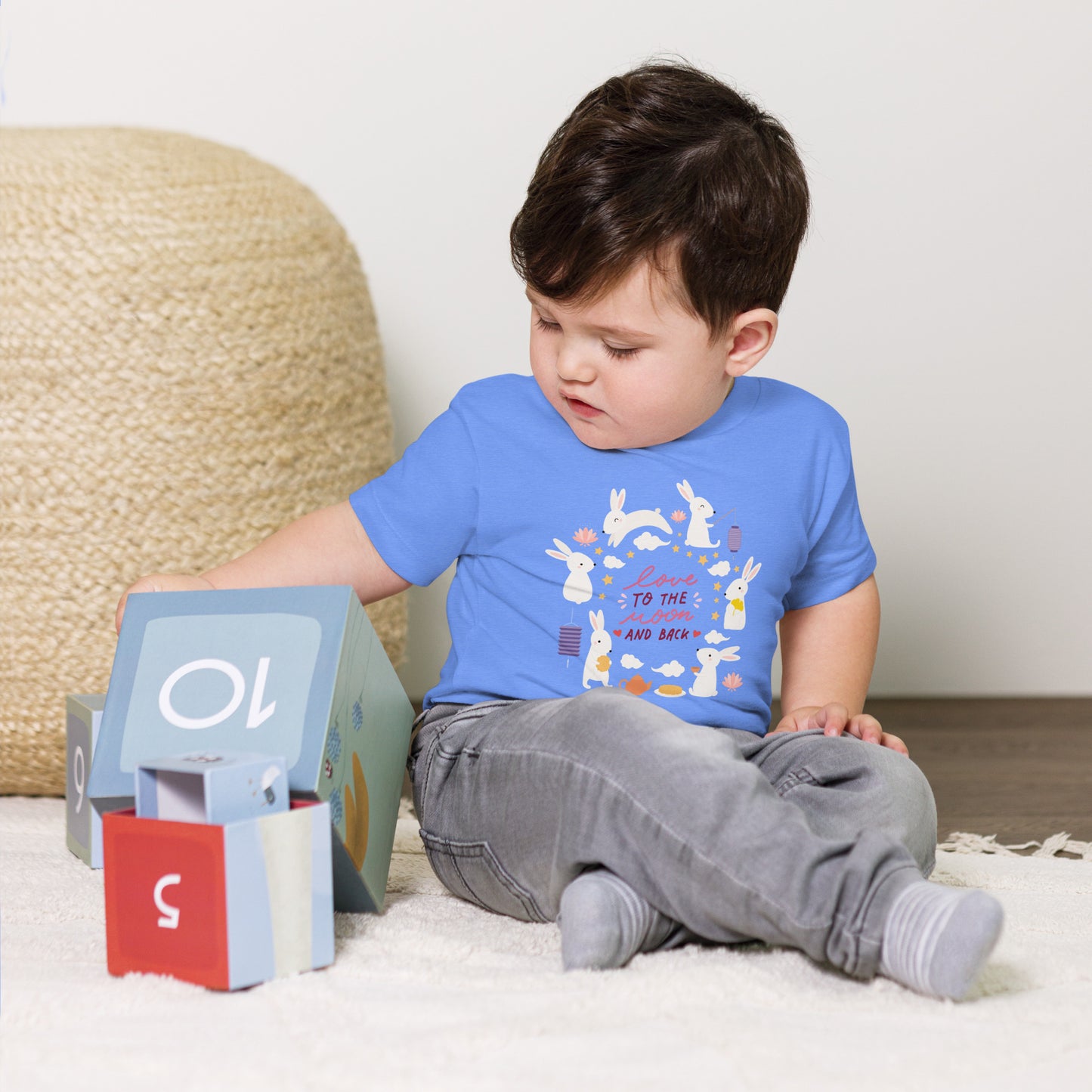 Love To The Moon And Back Toddler T-Shirt