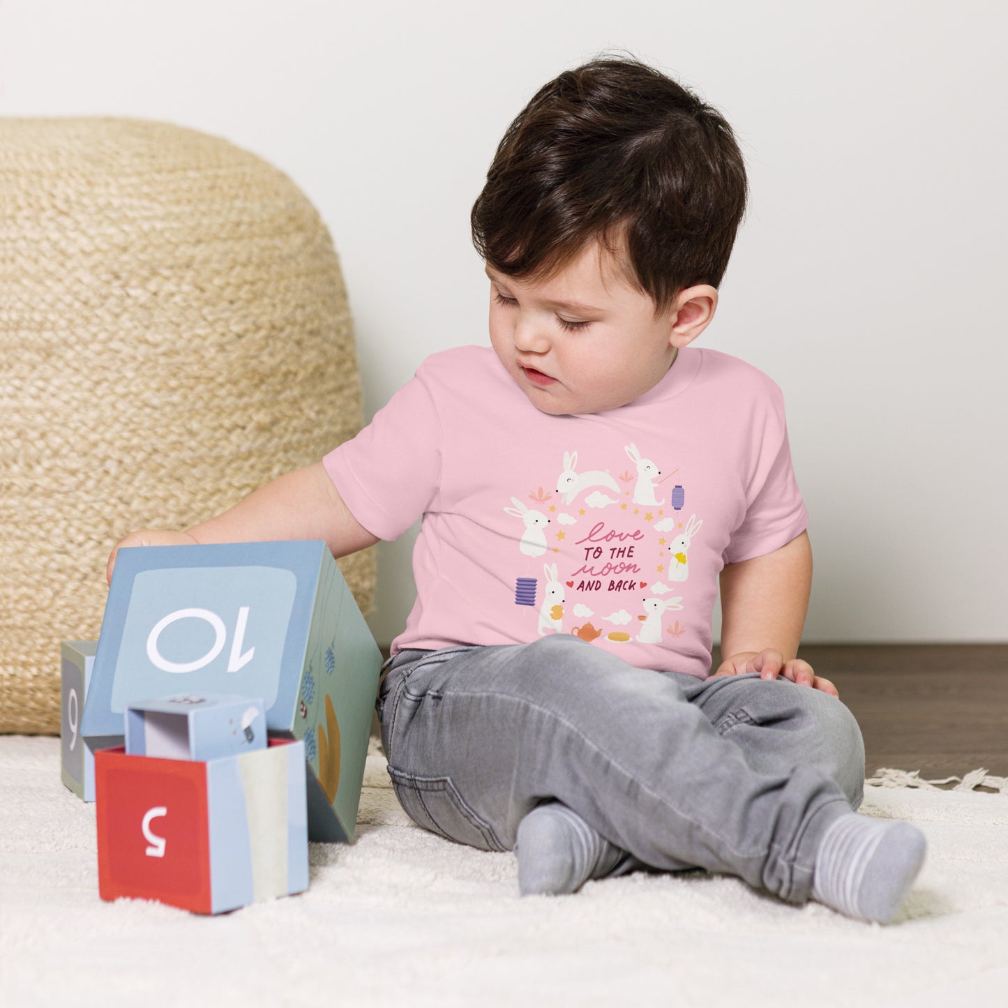 Love To The Moon And Back Toddler T-Shirt