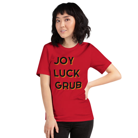 Joy Luck Grub Red Unisex T-Shirt