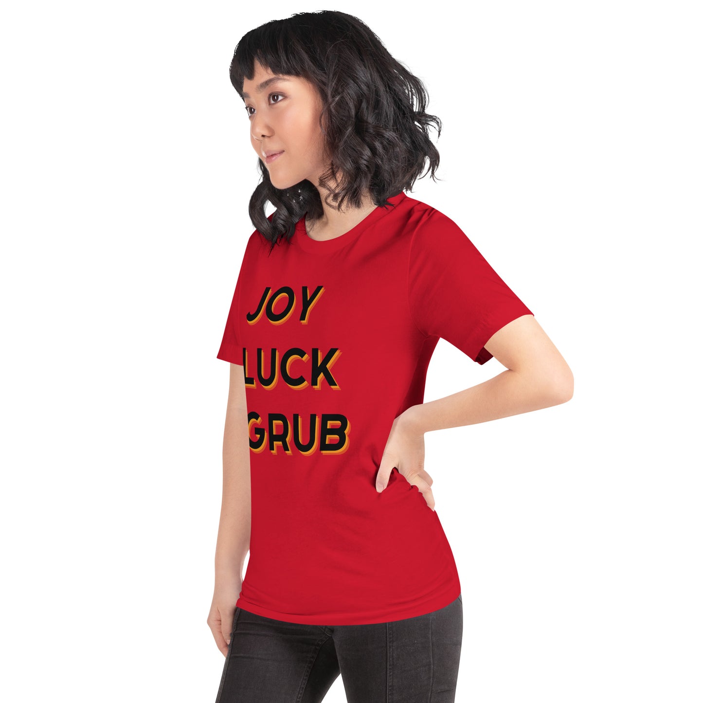 Joy Luck Grub Red Unisex T-Shirt